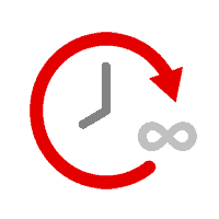 Infinity Clock Icon